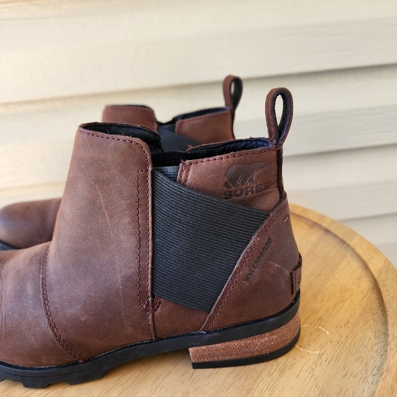 Brown Leather Ankle Boots - Picture 2 of 9